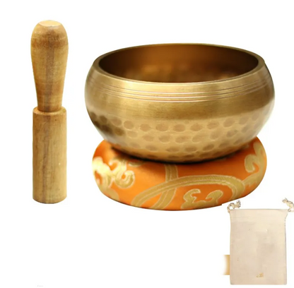 Meditation Copper Singing Bowl Set