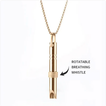 Stainless Steel Mindfulness Breathing Necklace