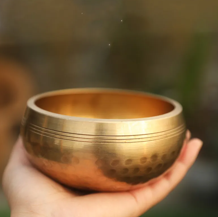 Meditation Copper Singing Bowl Set