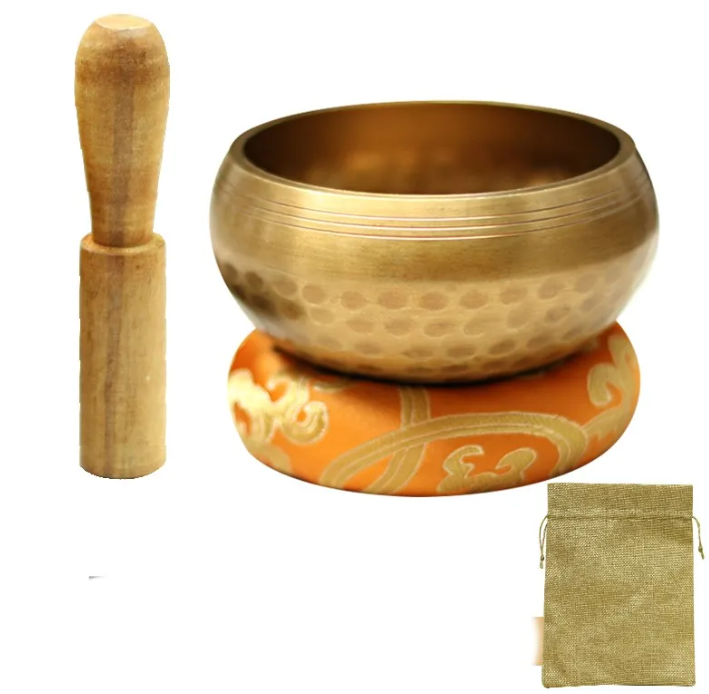 Meditation Copper Singing Bowl Set