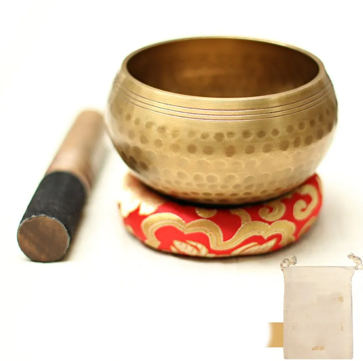Meditation Copper Singing Bowl Set