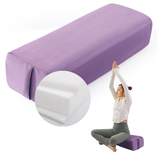 Meditation Pillow with Washable Cover for Restorative Yoga & Meditation