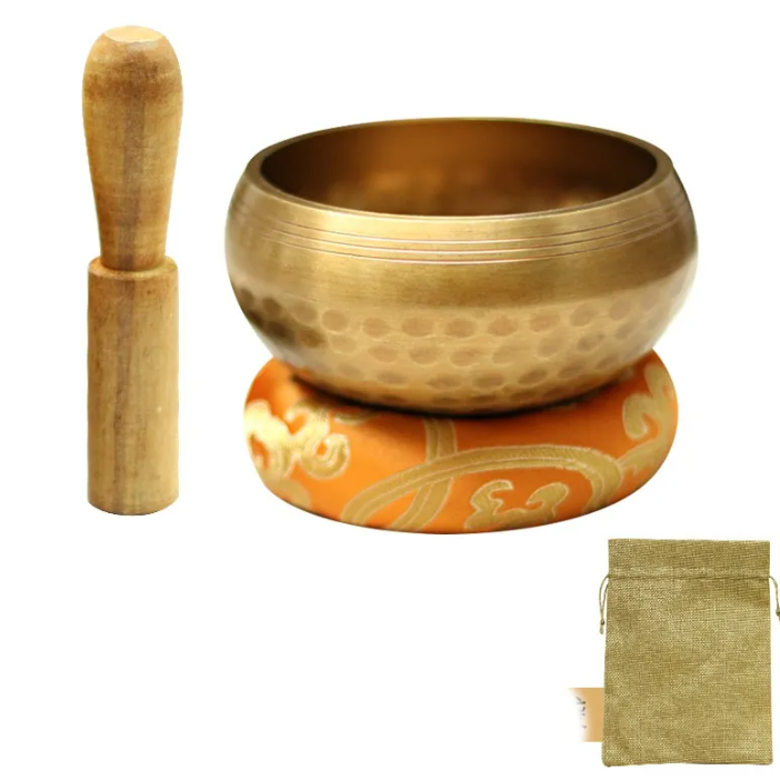 Meditation Copper Singing Bowl Set